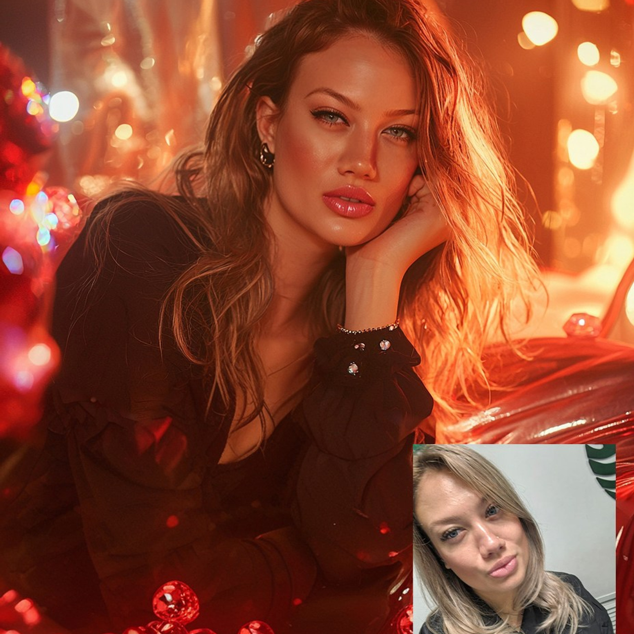 Арт портрет в электронном виде (Нейроарт). Фотограф (графический дизайнер) Полонская Юлия