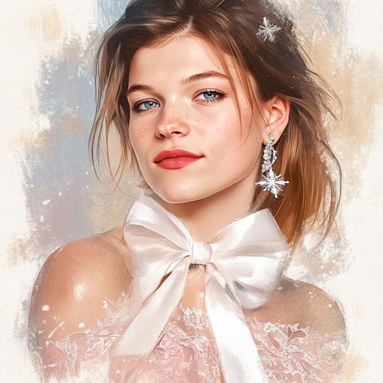 Арт портрет в электронном виде (Нейроарт). Фотограф (графический дизайнер) Полонская Юлия