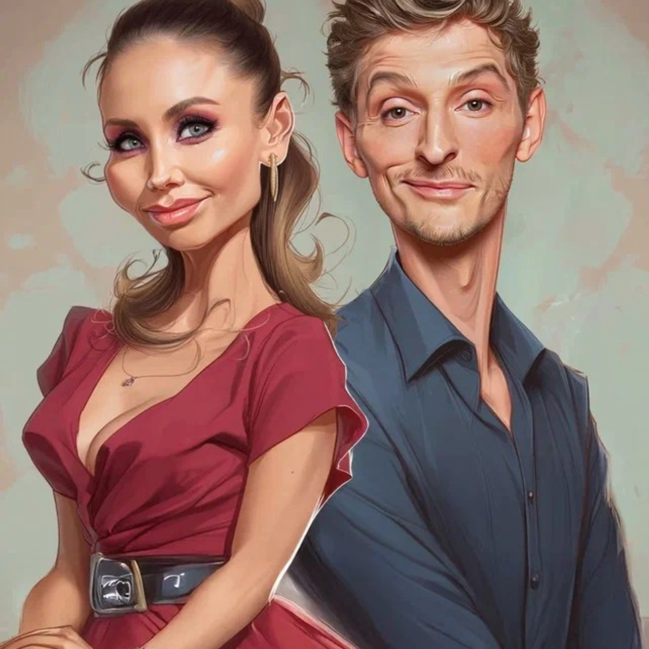 Шарж. Фотограф (графический дизайнер) Полонская Юлия