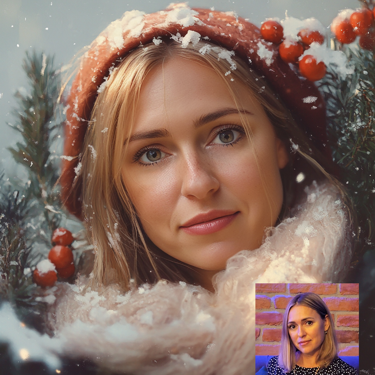 Арт портрет в электронном виде (Нейроарт). Фотограф (графический дизайнер) Полонская Юлия