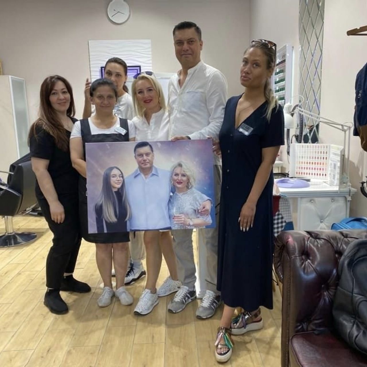 Арт портреты на холсте. Фотограф (графический дизайнер) Полонская Юлия