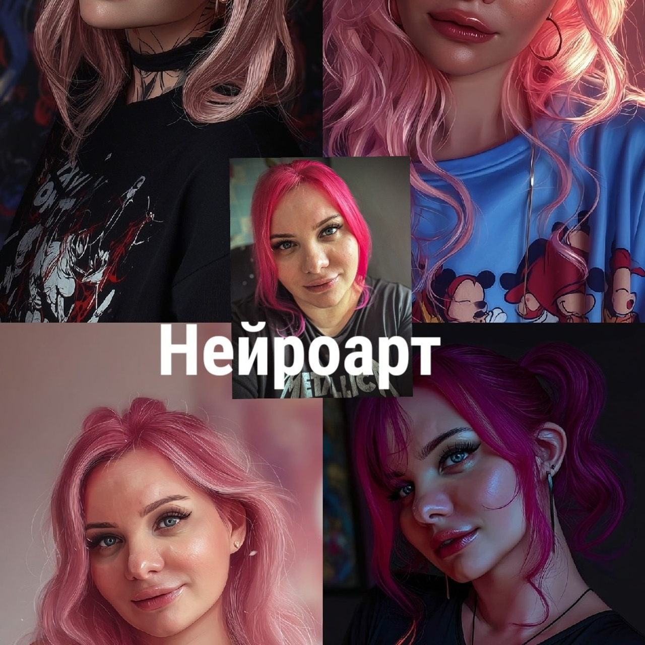 Арт портрет в электронном виде (Нейроарт). Фотограф (графический дизайнер) Полонская Юлия