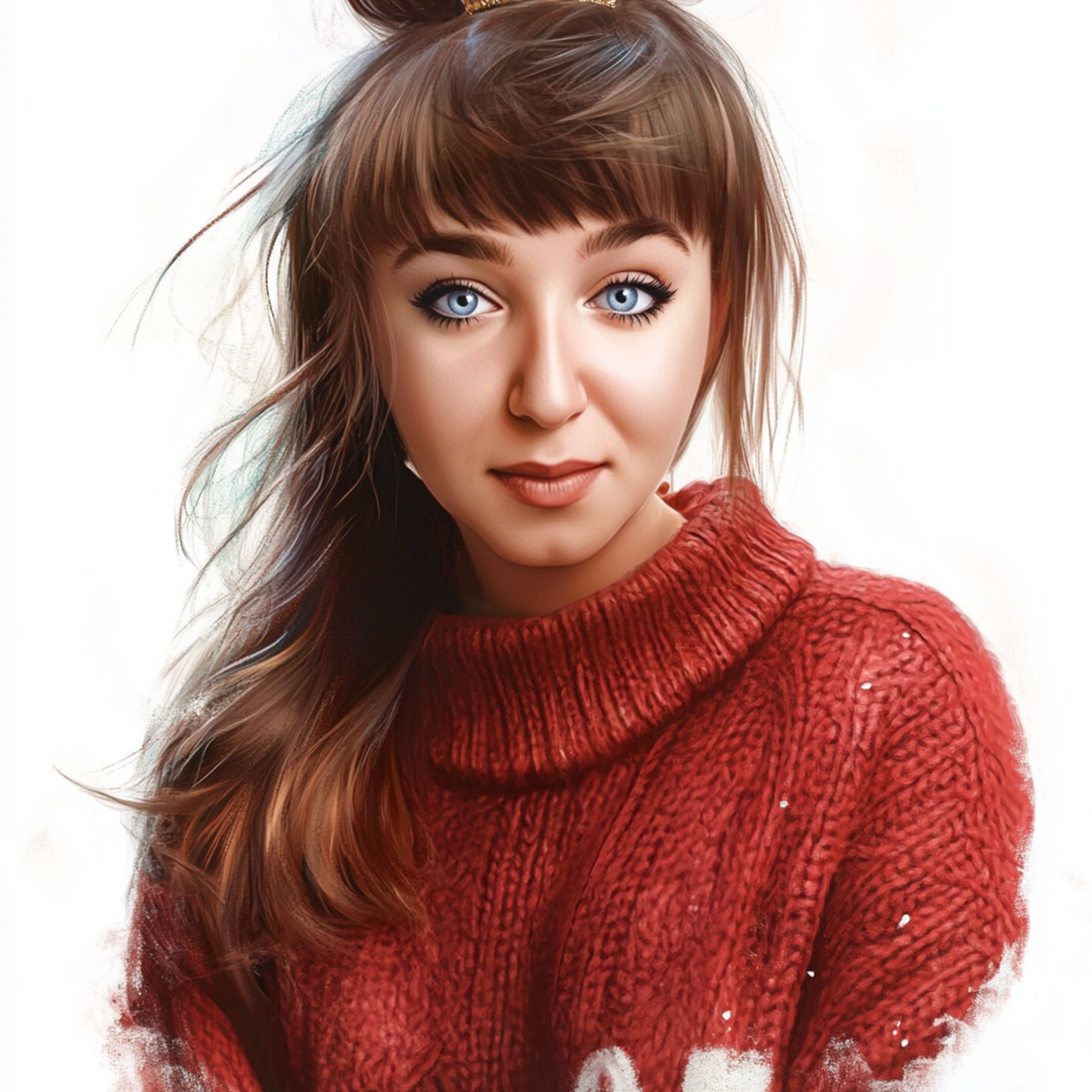 Арт портрет в электронном виде (Нейроарт). Фотограф (графический дизайнер) Полонская Юлия