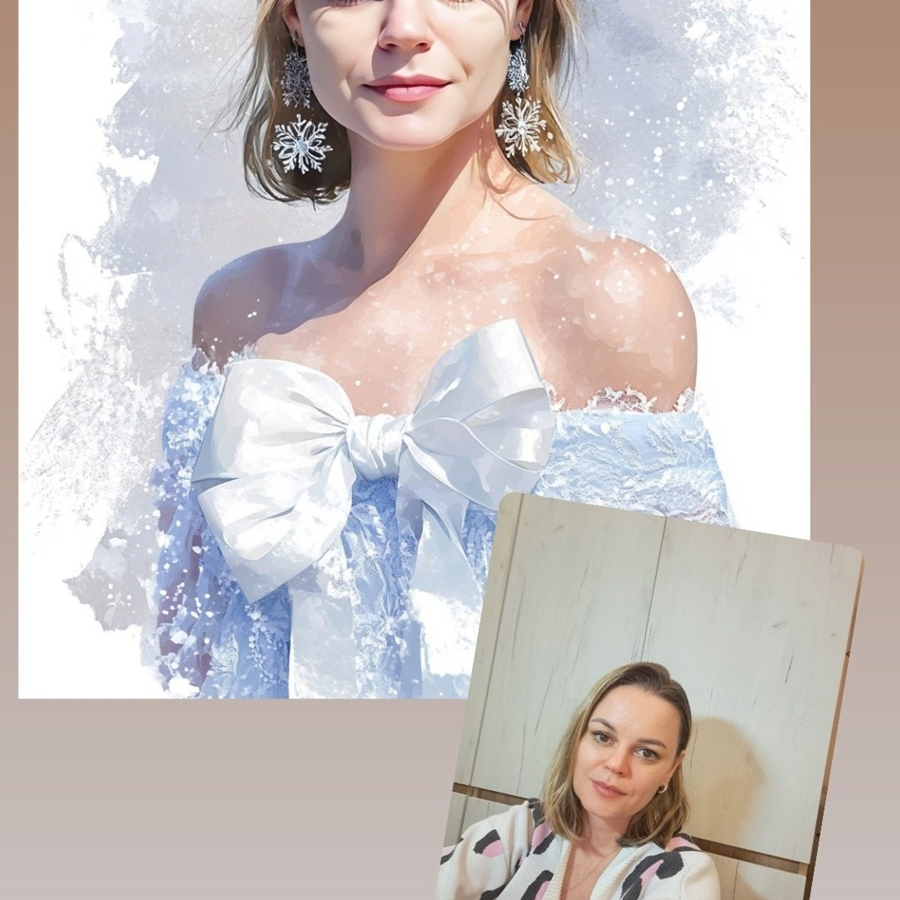 Арт портрет в электронном виде (Нейроарт). Фотограф (графический дизайнер) Полонская Юлия