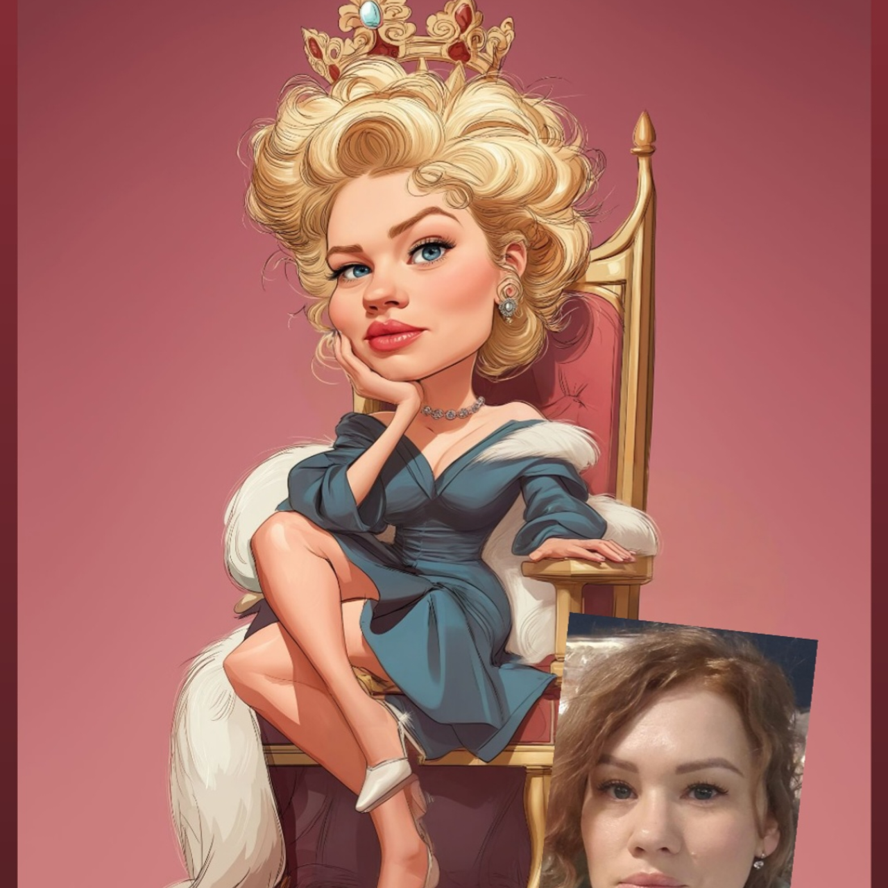 Шарж. Фотограф (графический дизайнер) Полонская Юлия