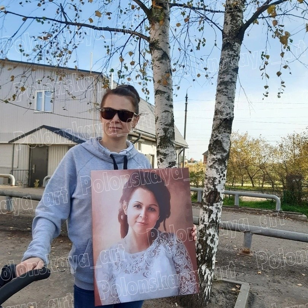 Арт портреты на холсте. Фотограф (графический дизайнер) Полонская Юлия
