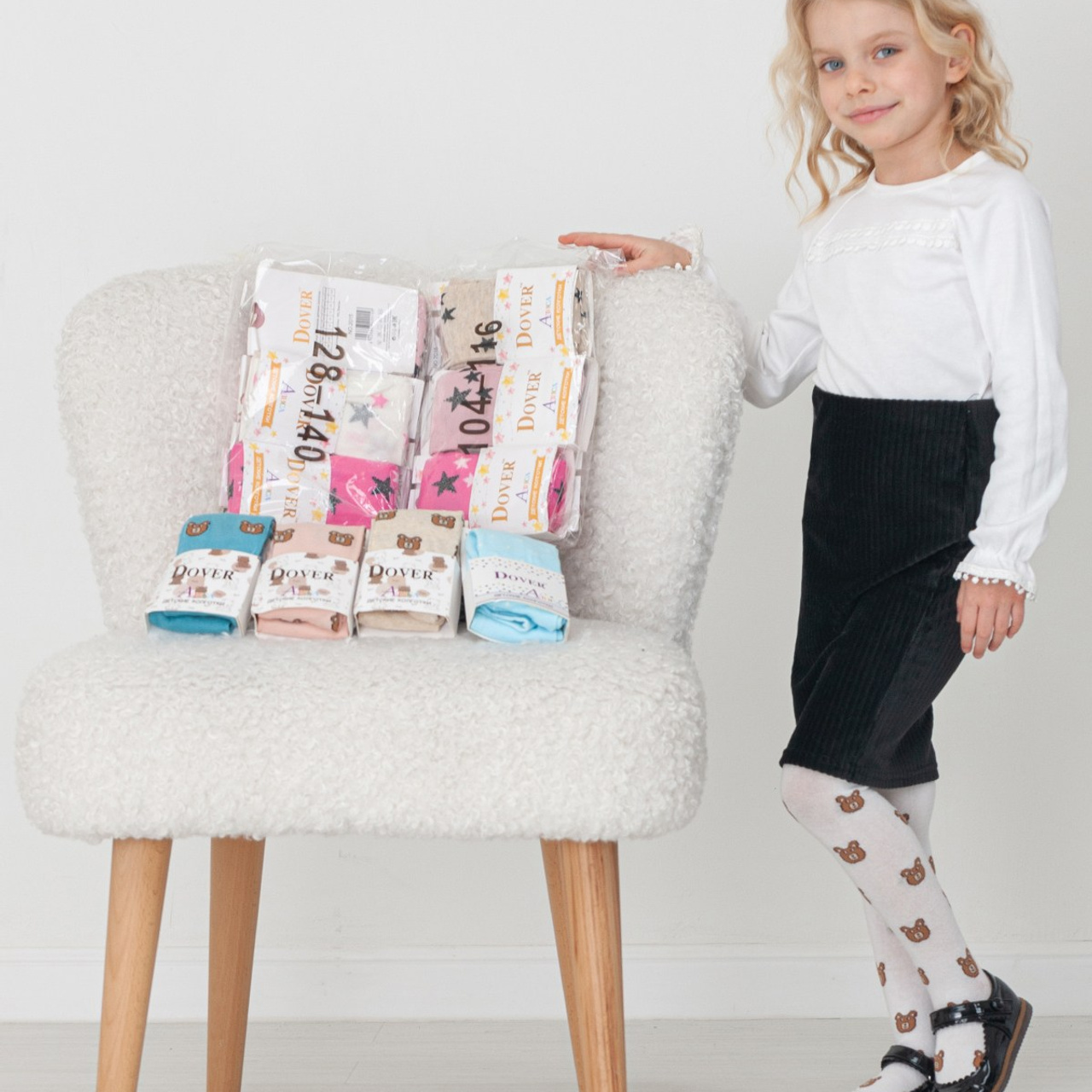 Детская съёмка колготок