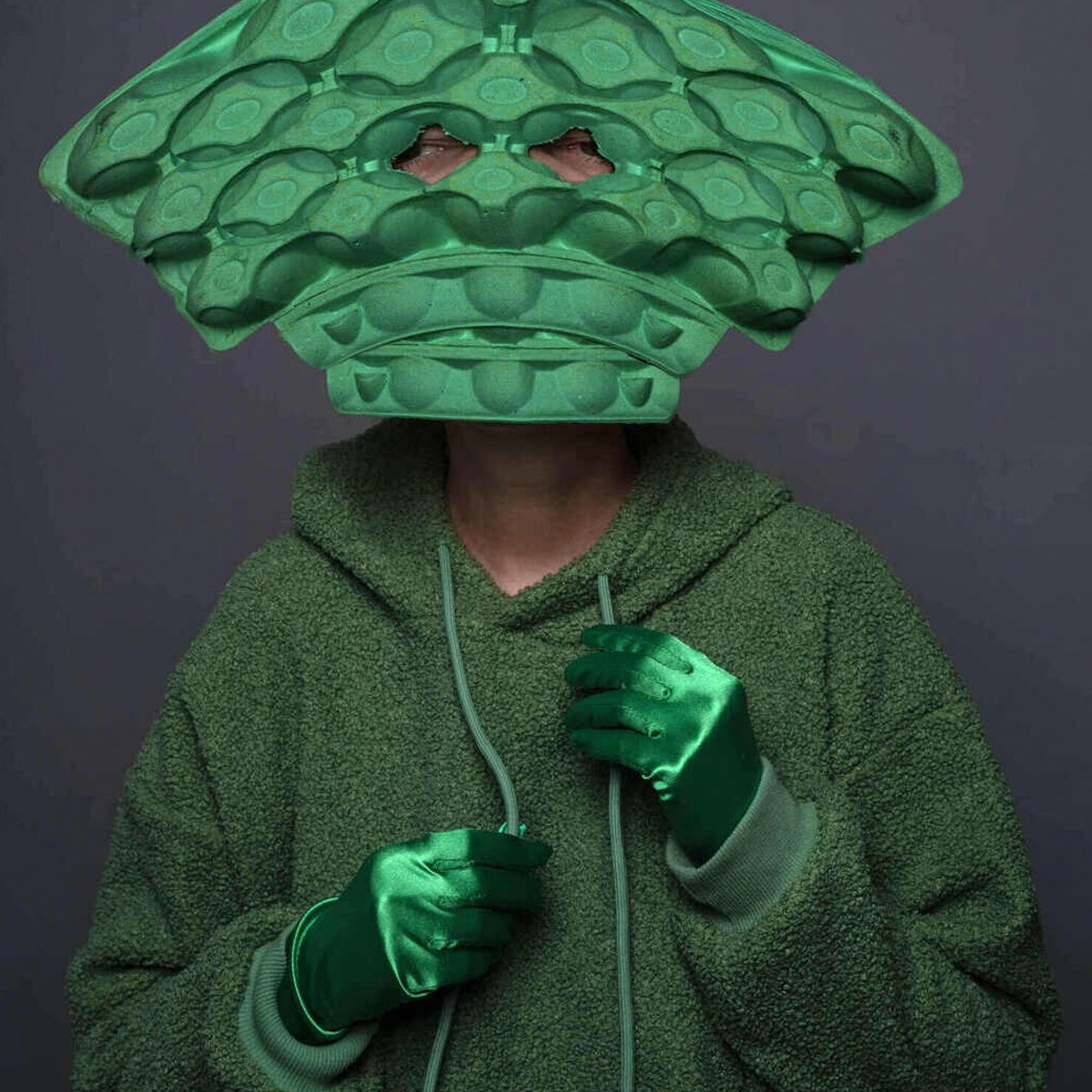 Черная футболка с принтом «Зелёный шиZоид». Анна Новосельцева. Индивидуальные фотосессии в Москве и М.О