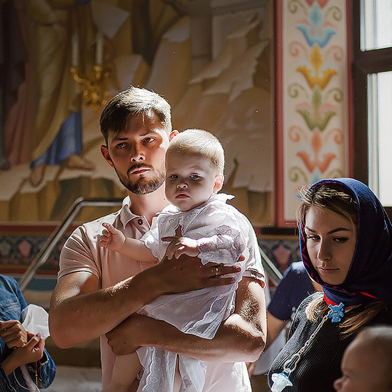 Крещение Дениса. Храм Георгия Победоносца