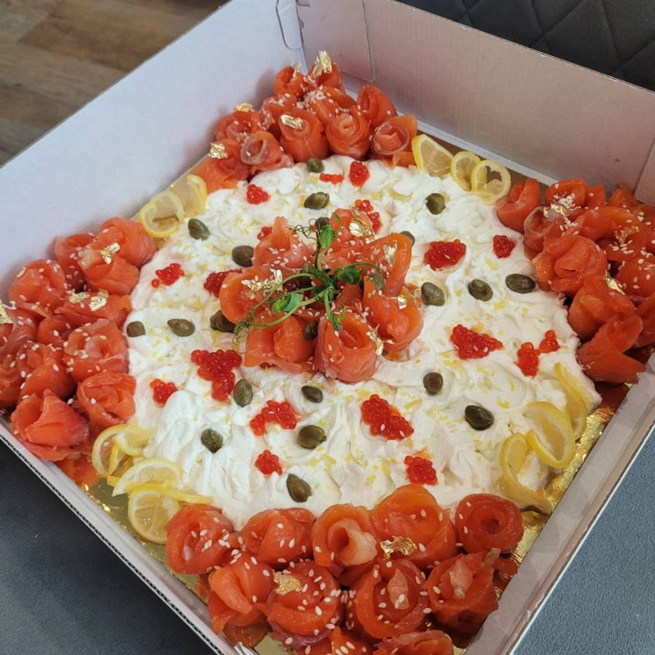 Гастробокс «Рыбное плато». Кейтеринг, фуршеты, гастробоксы, авторские закуски в Уссурийске