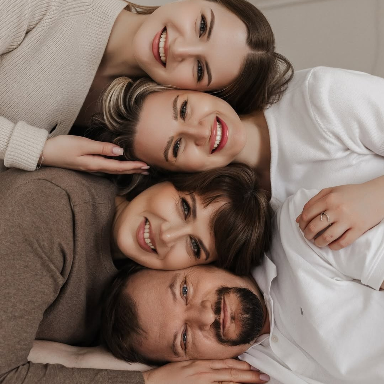 Андрей, Анна, Лера и Женя