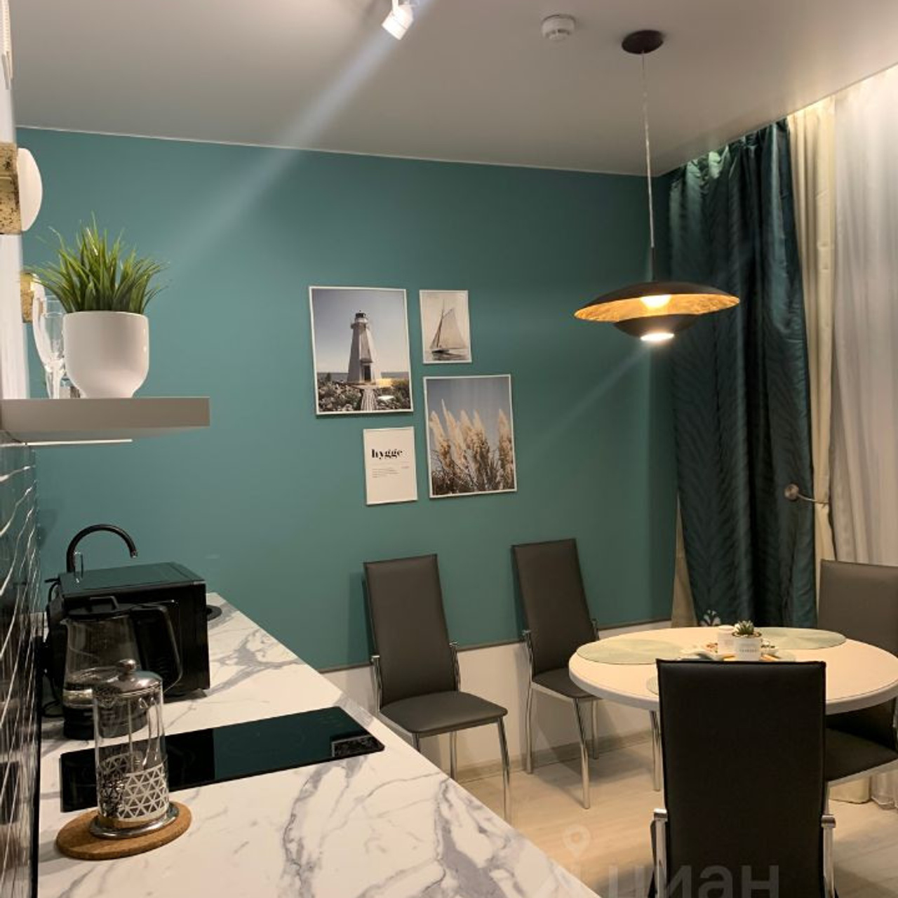 Студия 40 м² на Шахтеров