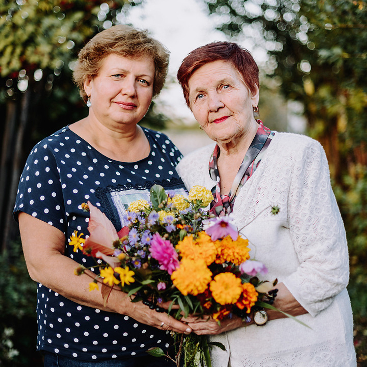 Сентябрьским вечером на огороде