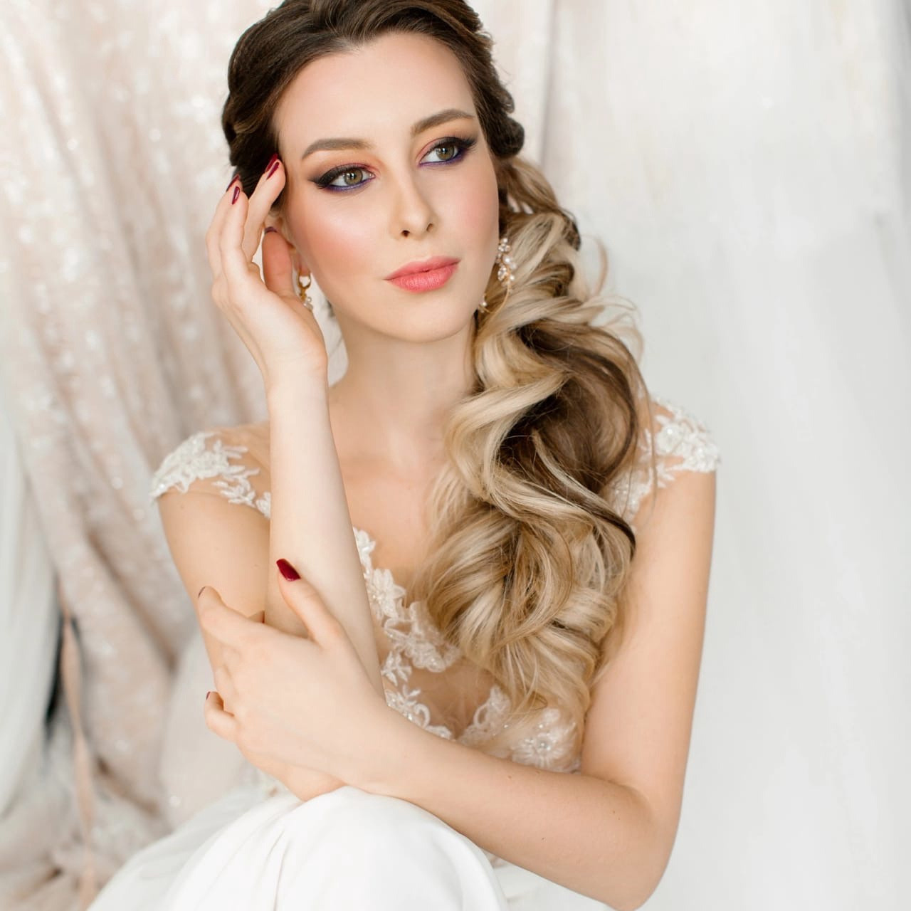 Портфолио Натали Брайт. топ. Салон свадебных стилистов