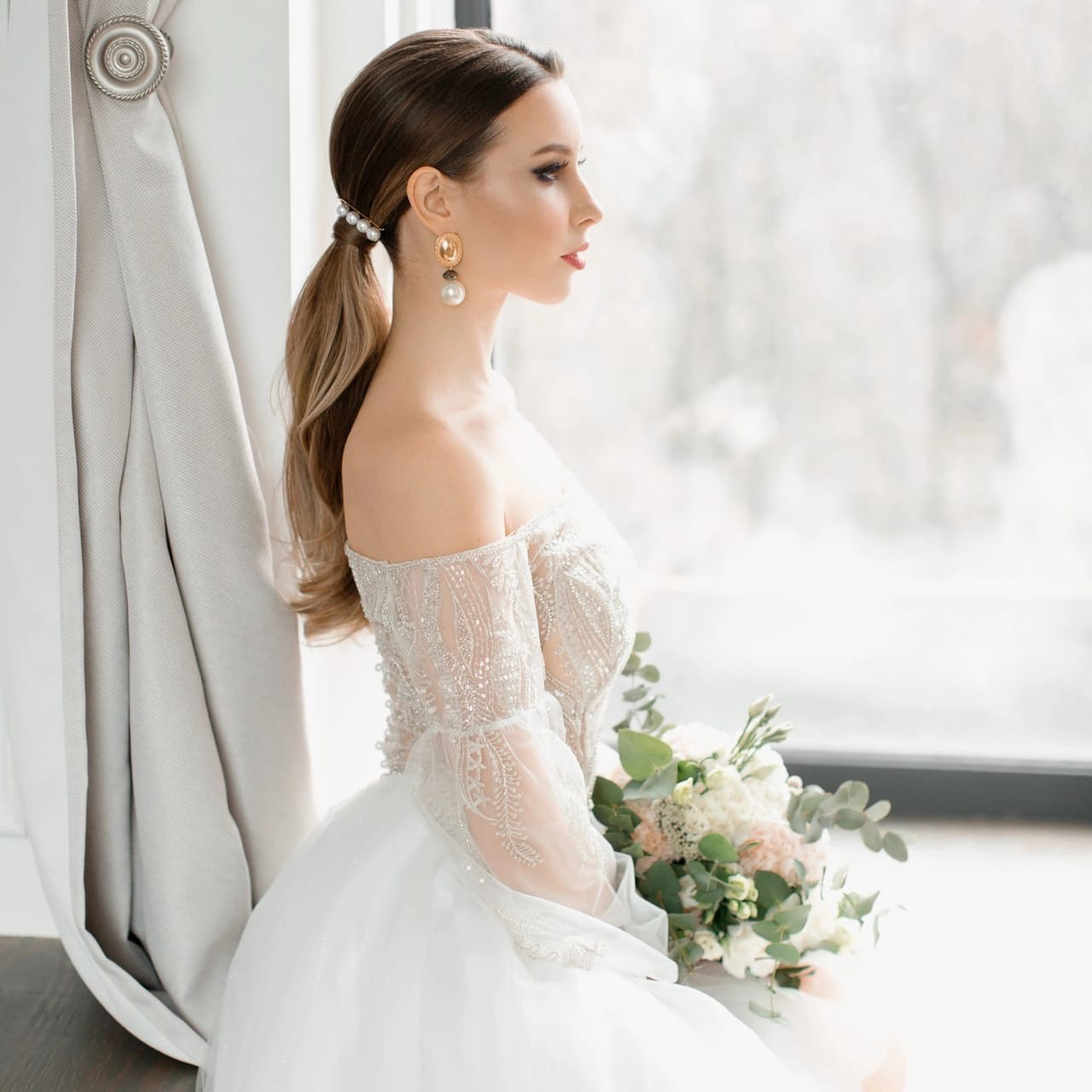 Портфолио Натали Брайт. топ. Салон свадебных стилистов