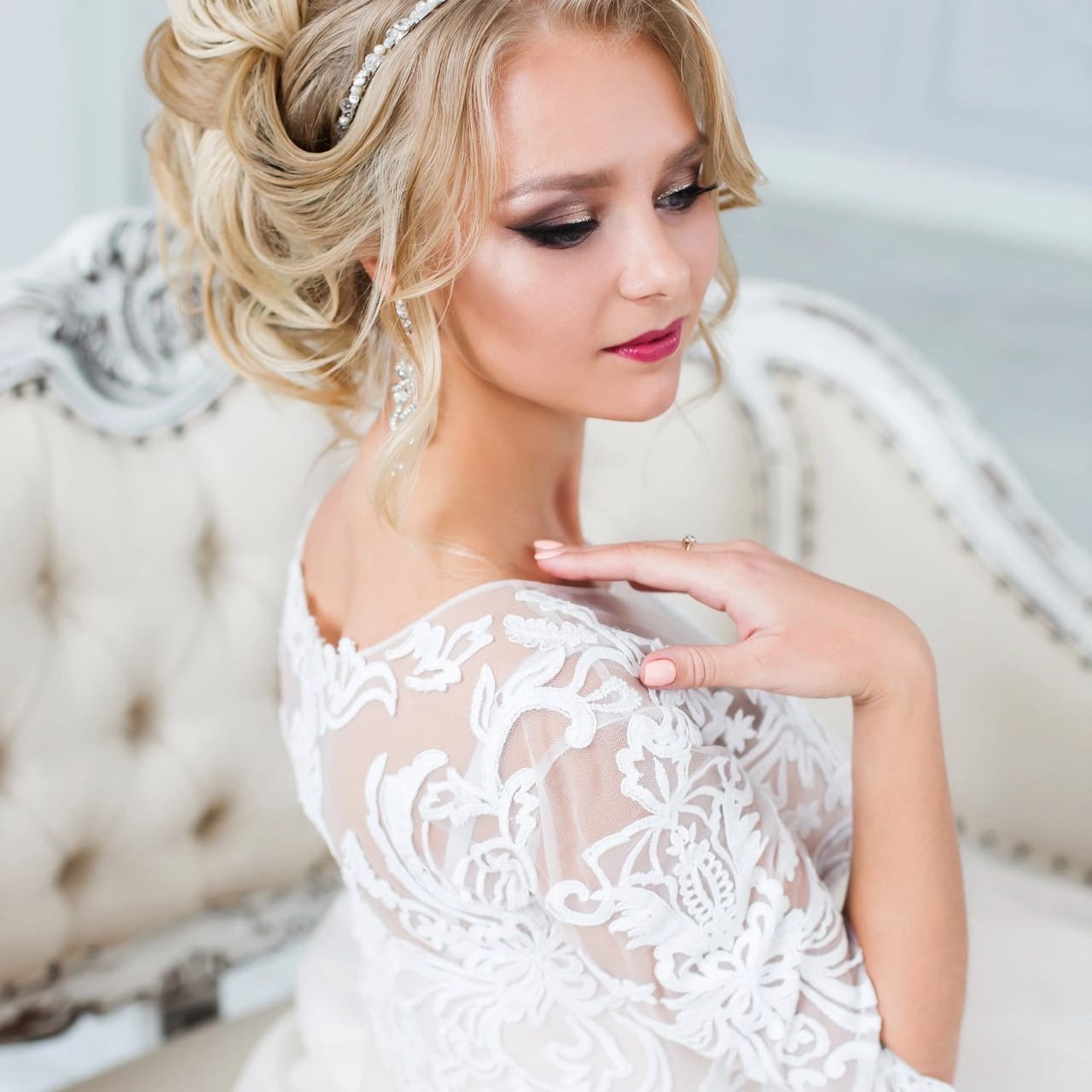 Портфолио Натали Брайт. топ. Салон свадебных стилистов