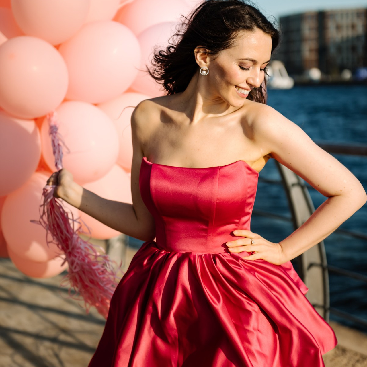 Индивидуальная. На заливе с шарами