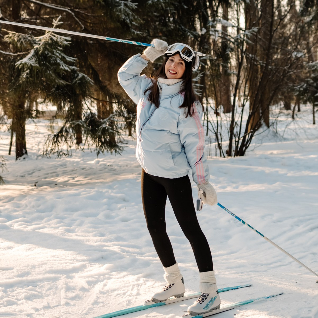 Прогулка с&nbsp;лыжами