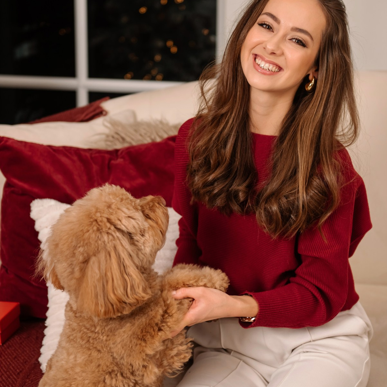 Индивидуальная. Анастасия с собачкой