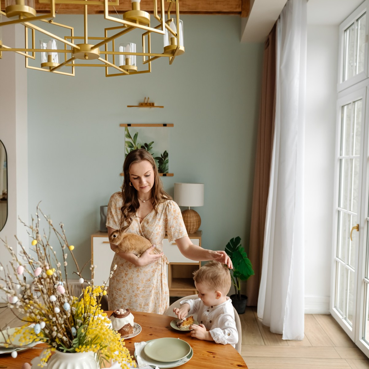 Семейная. Пасха с цыплятами