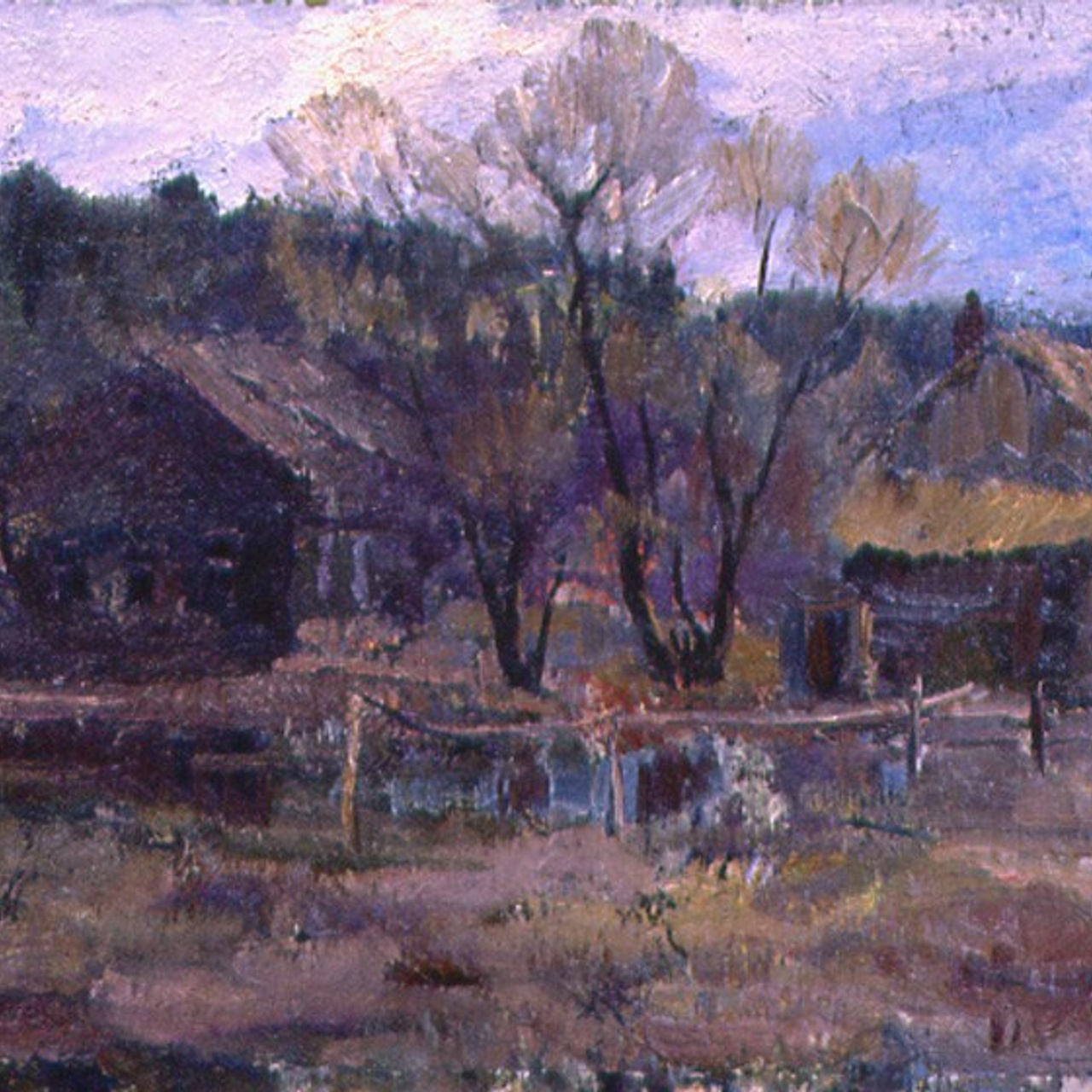 «Уголок деревни.Игнатьево» 1959 год Собр. Д. Томас. Мадрид