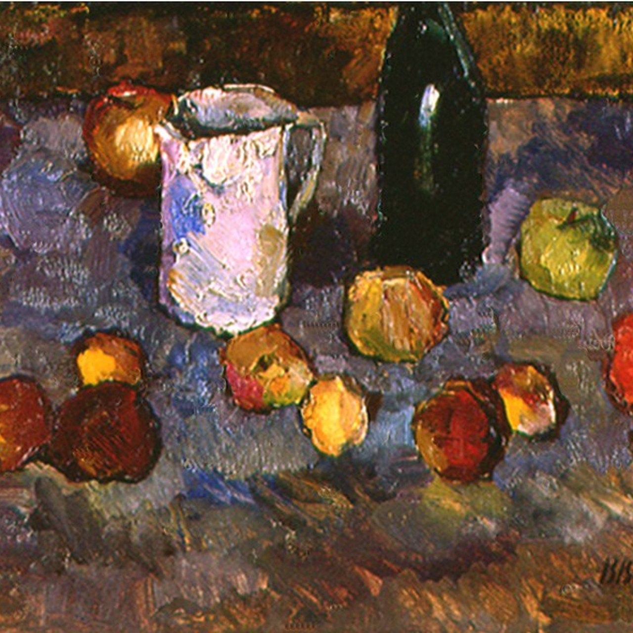 «Яблоки на столе» 1961 год Собр. Д. Томас. Мадрид