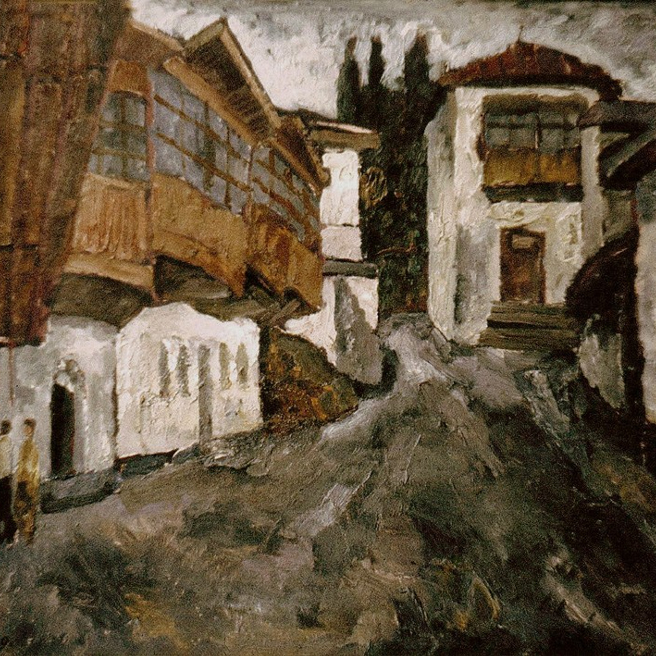 «Улица в Гурзуфе» 1980 год Тульский музей изобр. иск.