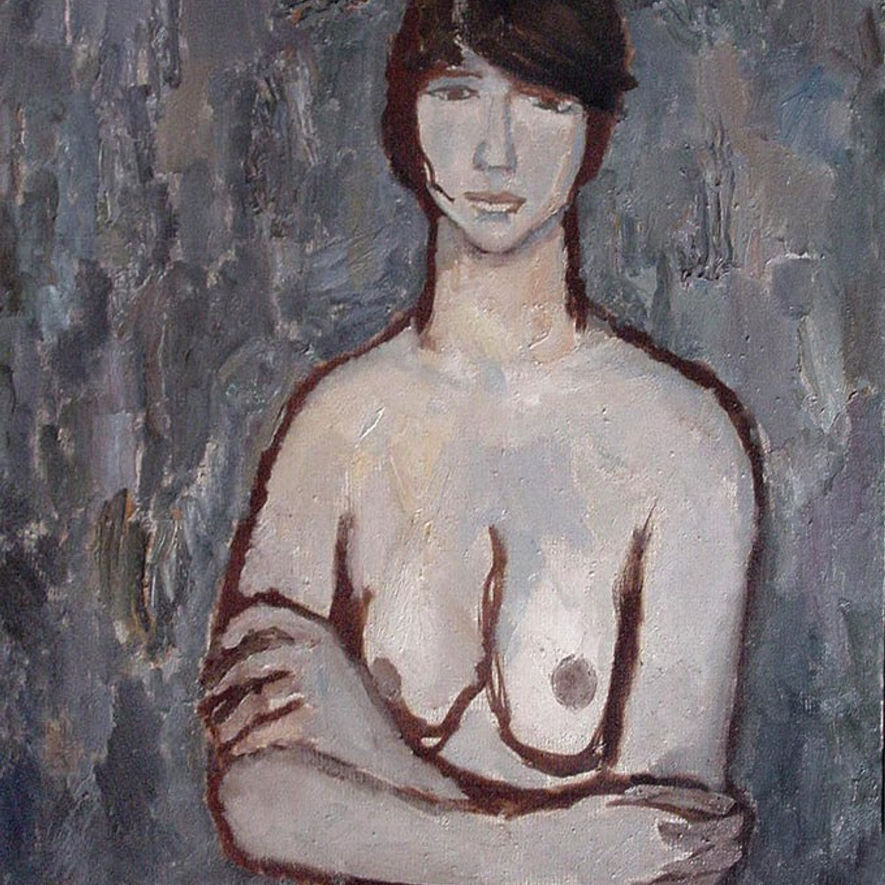 «Сидящая обнаженная» 1978 год Собр. Т.Вонг. Гонконг