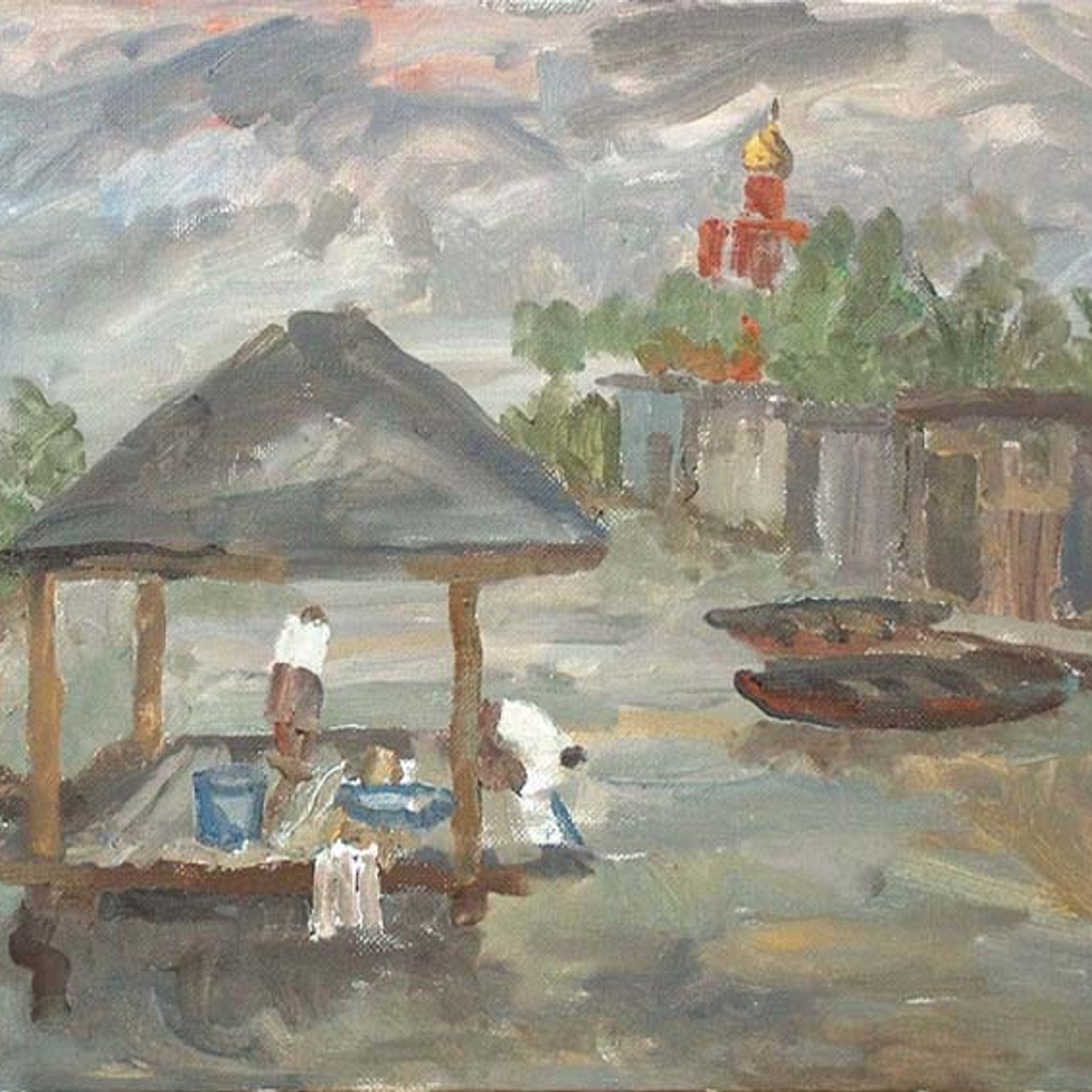 «Стирка на р. Трубеж» 2005 год