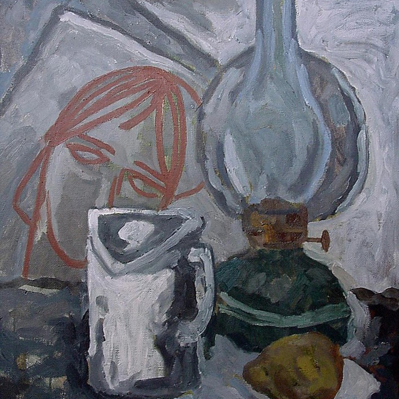 «Натюрморт с керосиновой лампой» 2001 год Собр. А. Миронова