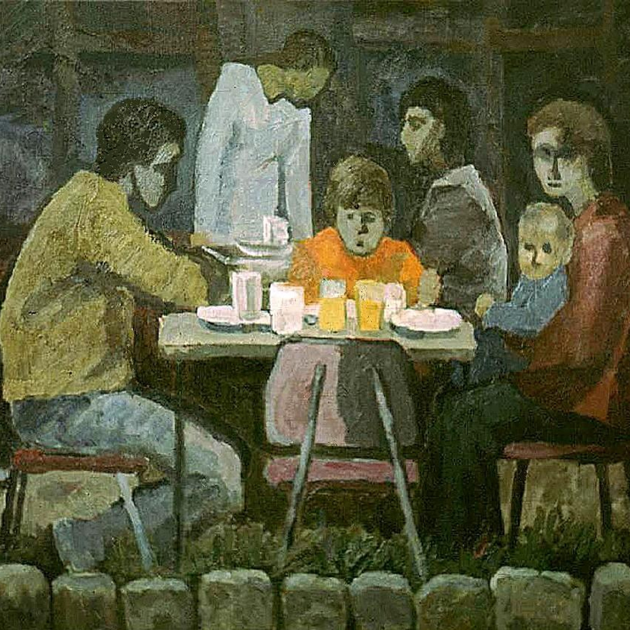 «Уличное кафе» 1993 год Собр. Ф.Ваккари. Италия