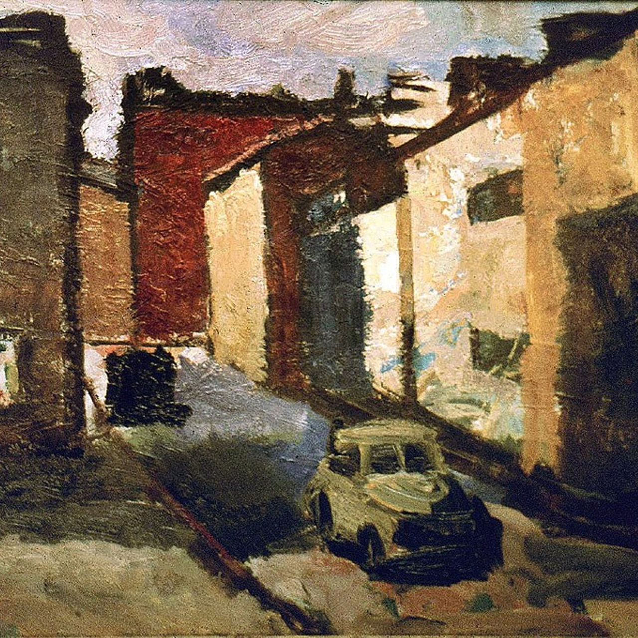 «Городская улица» 1961 год Тульский музей изобр. иск.