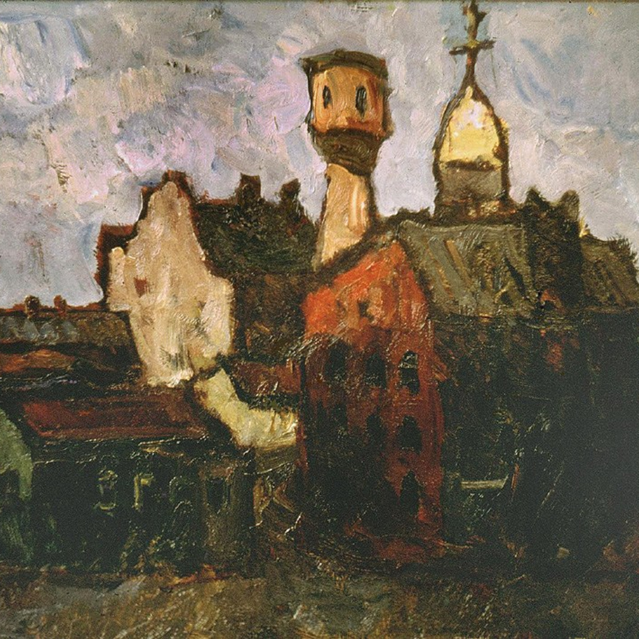 «Пейзаж с каланчой» 1961 год Собр. Д. Томас. Мадрид