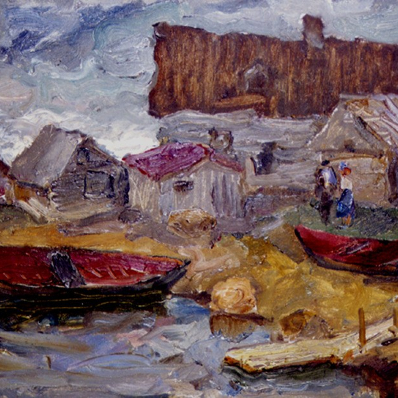 «На краю рыбацкой деревни» 1974 год Собр. Д. Томас. Испания