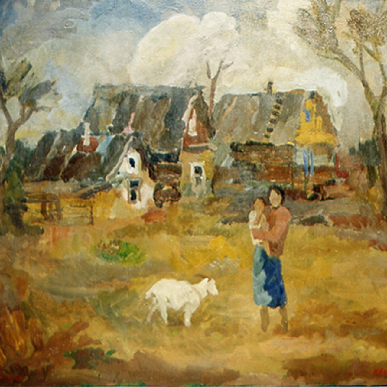 «Деревенская мадонна» 1988 год Собр. Д. Томас. Мадрид