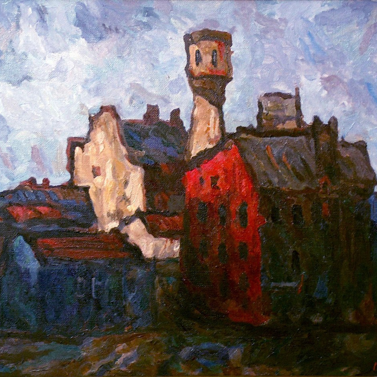 «Пейзаж с каланчой» 2003 год Собр. Е.Круз. Испания