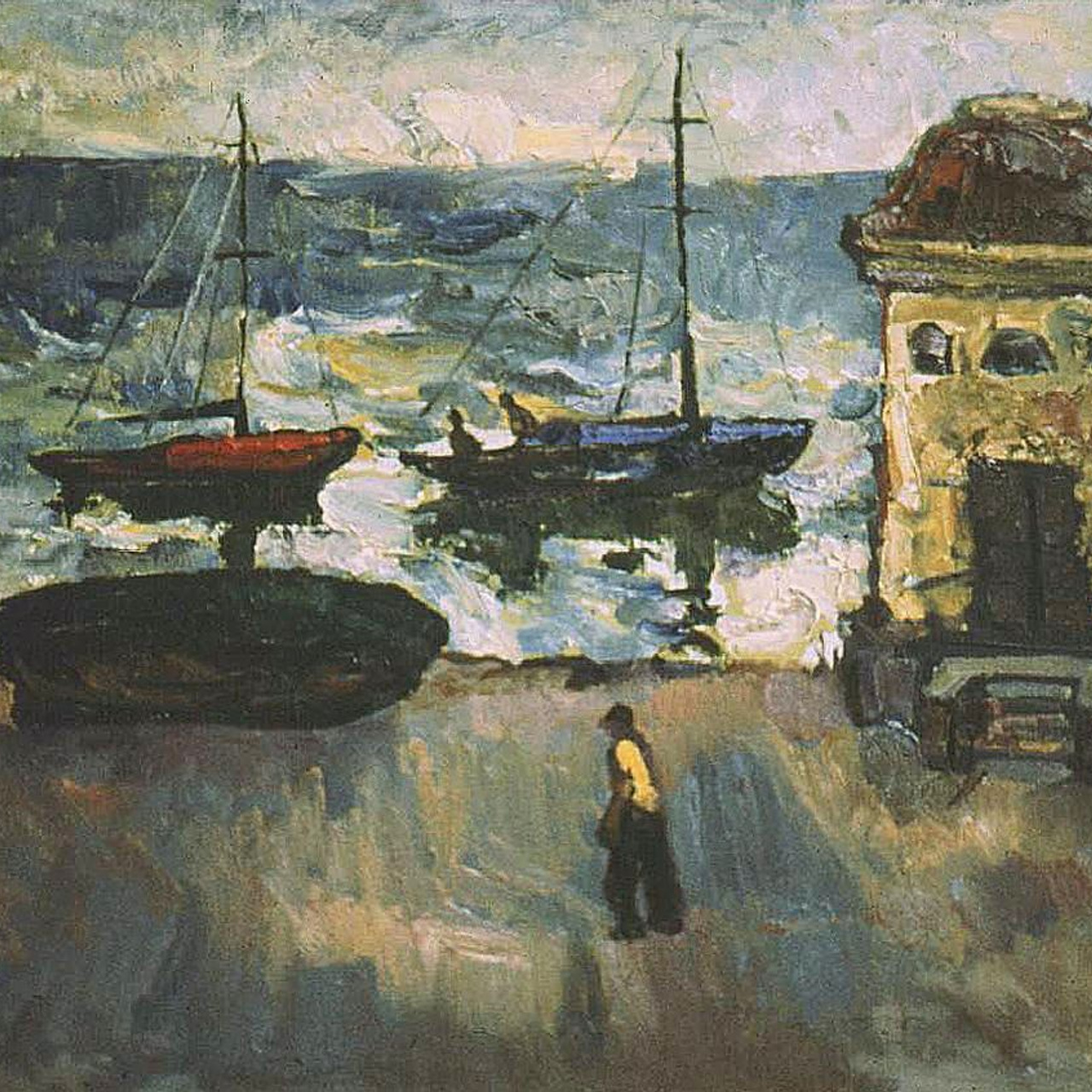 «Набережная в Керчи» 1962 год Собр. В. Ю. Ершова. Москва