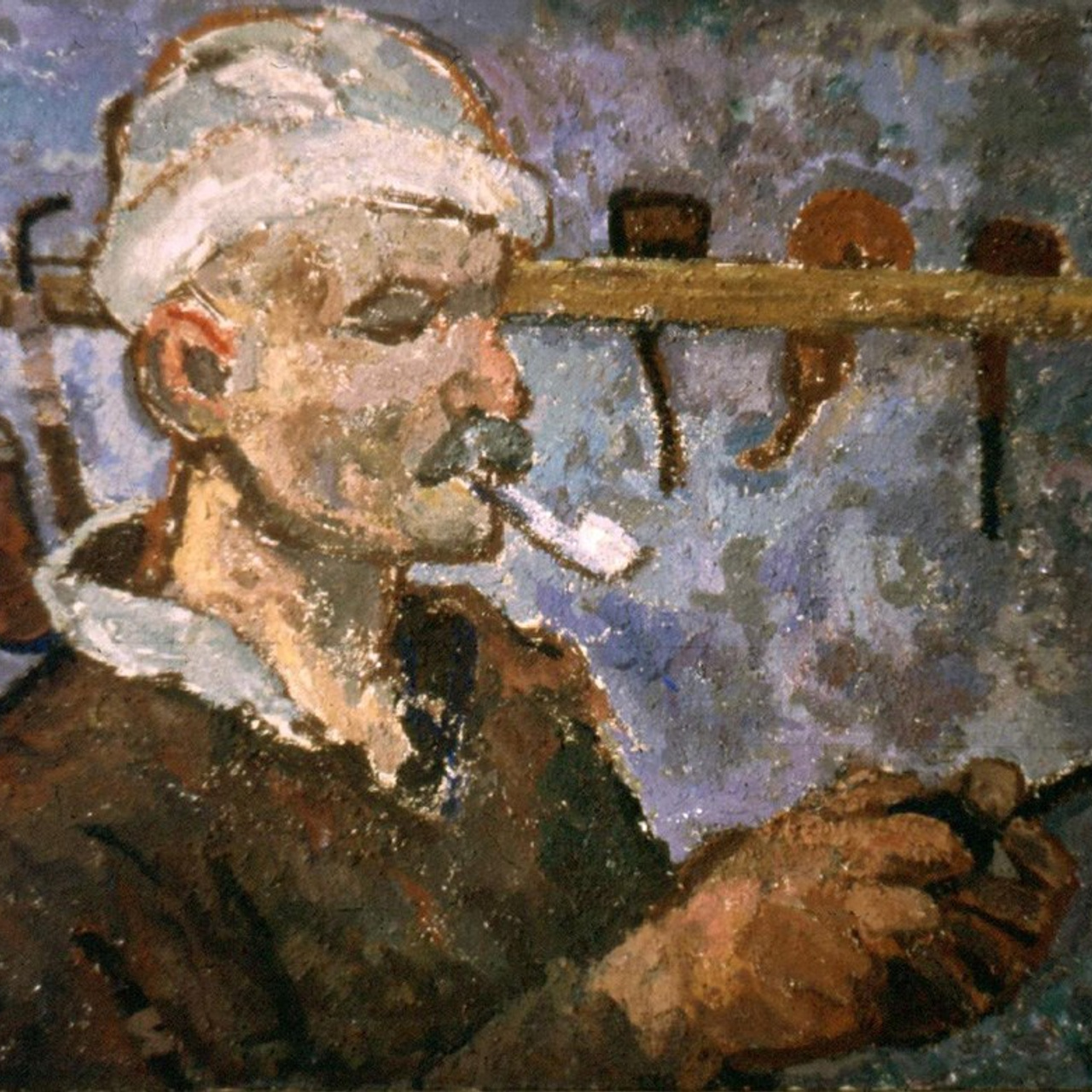 «Коллекционер трубок» 1969 год Тульский музей изобр. иск.