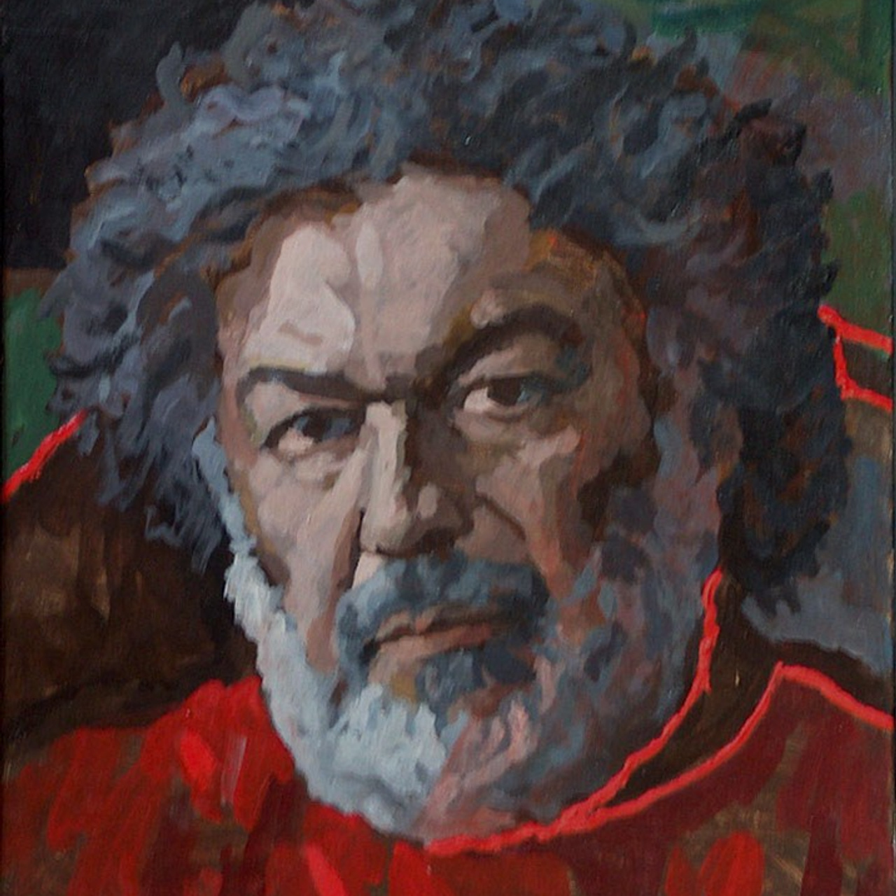 «Портрет А.Зарипова» 2004 год Собр. А.Зарипова. Москва