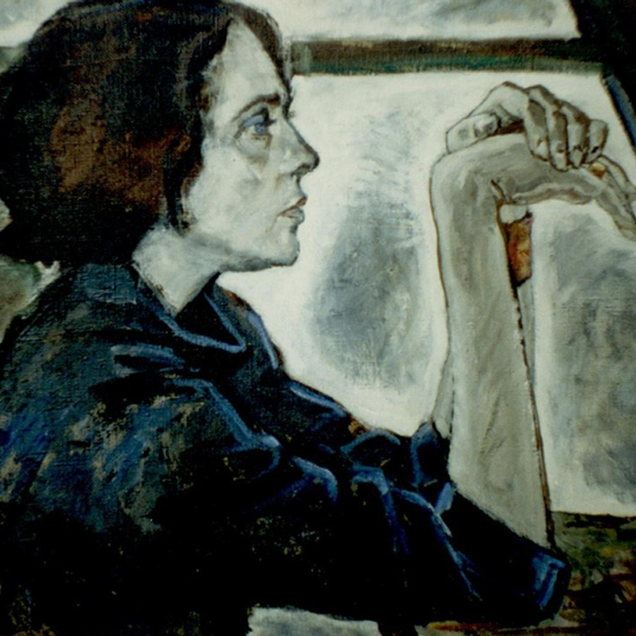 «Портрет художницы Г.Мищенко» 1974 год Собр. Д. Томас