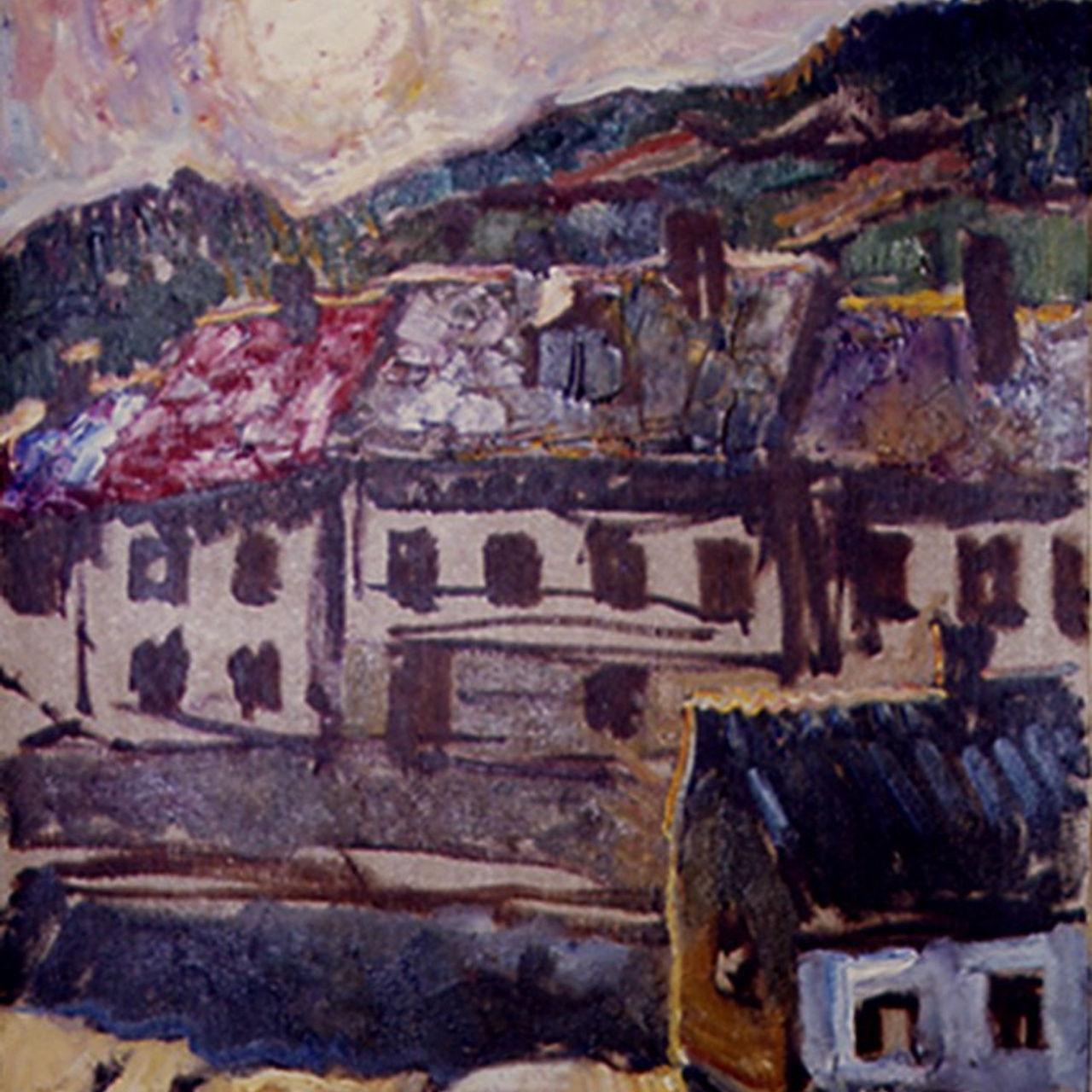 «Пейзаж с солнцем» 1962 год Собр. Д. Томас. Мадрид