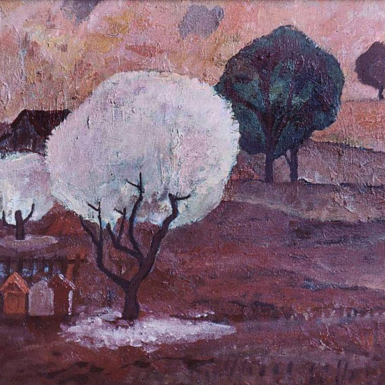 «Пейзаж с ульями» 1973 год Собр. Д. Томас. Мадрид