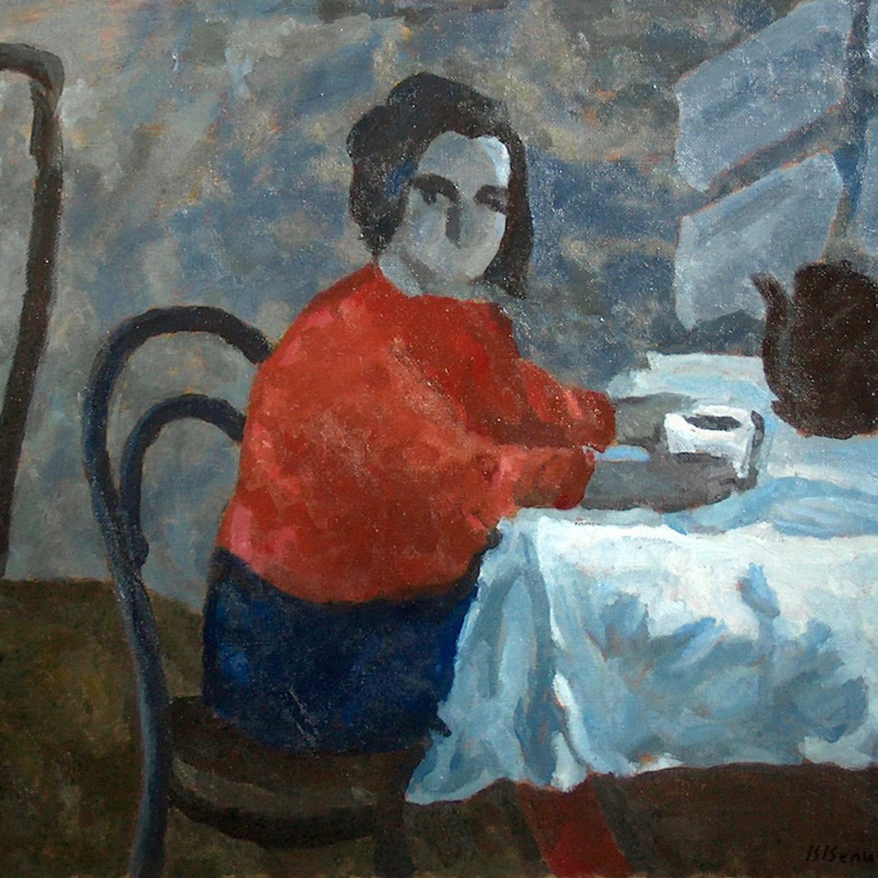 «Девушка с чашкой» 2007 год