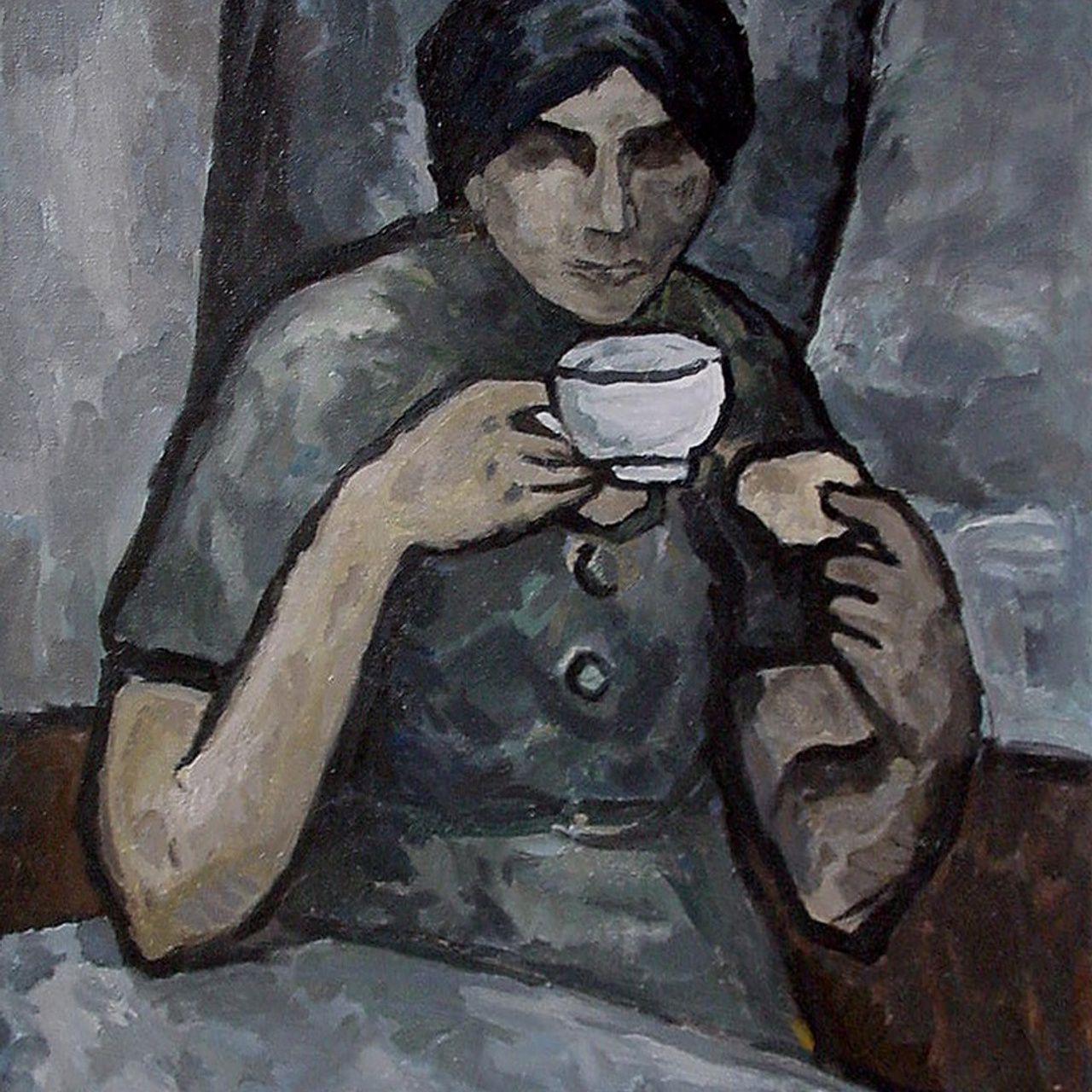 «Женщина с чашкой» 1994 год Собр. А.Миронова. Москва