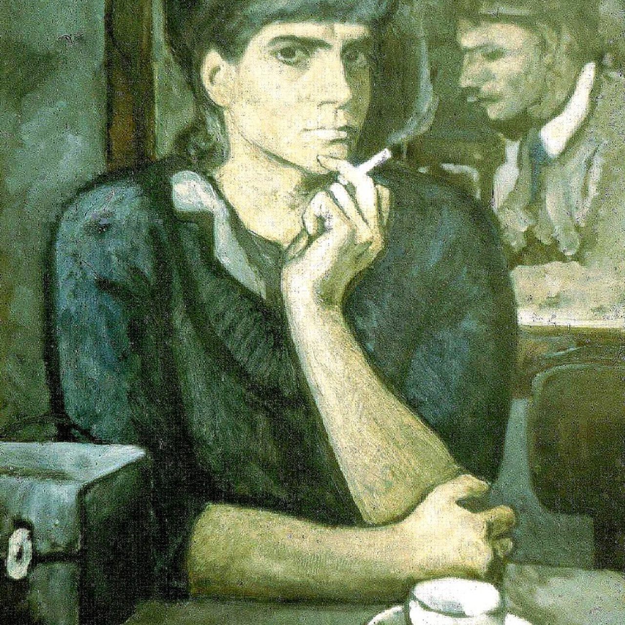 «За столиком кафе» 1971 год Собр. Ф.Ваккари. Италия