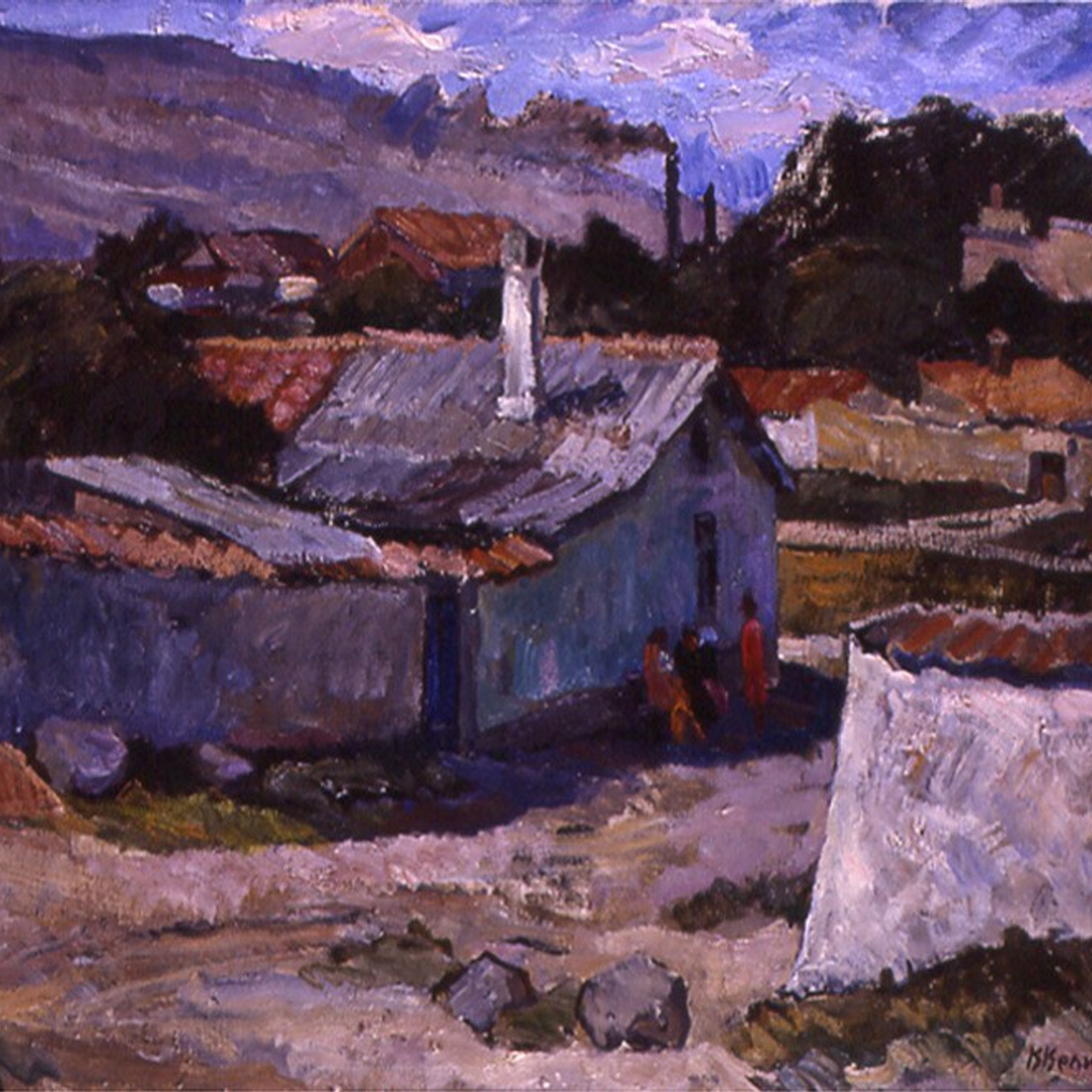 «В Феодосии» 1962 год Собр. Д. Томас. Испания