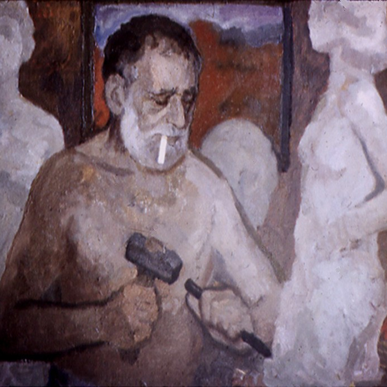 «Леопольд в мастерской» 1988 год Собств. Л.Бляха. Москва