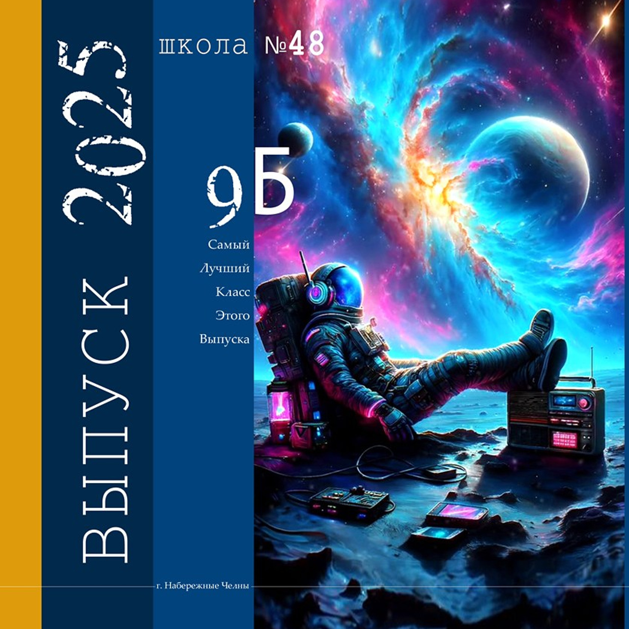 Книга для старших классов (9-11). Школа № 48. Формат 20Х20. 3 разворота.