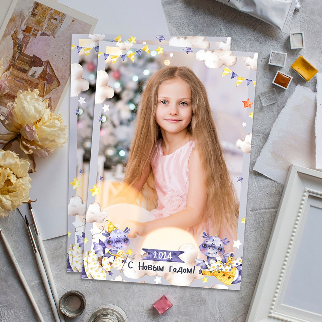 Календарь и рамка «Дракоши»