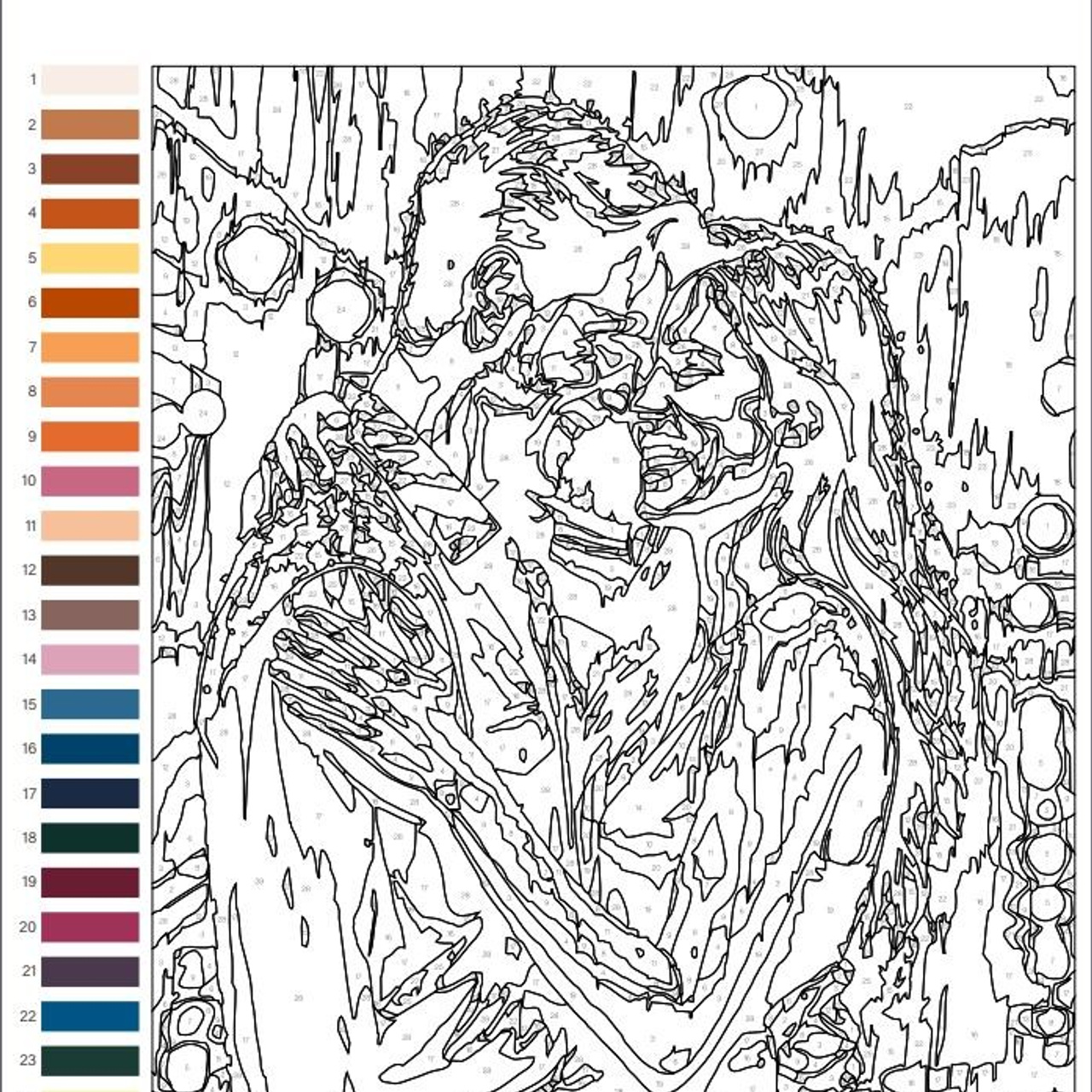 Картины по номерам. Алмазная мозаика CVL